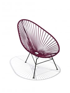 VIVA MEXICO CHAIR® Original Acapulco Chair  „Klassik″ – in 19 Farben – Aubergine