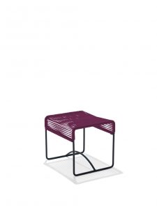 Acapulco Chair Hocker „El Amigo” – in 18 Farben – Aubergine