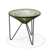 original-acapulco-chair-tisch-olive Der Original Acapulco Chair Beistelltisch mit Glasplatte in Olive