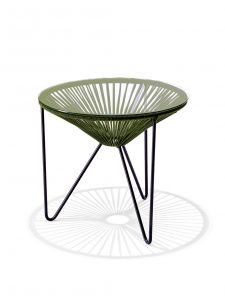 Original Acapulco Chair Beistelltisch „la Ola” – in 18 Farben – Olive