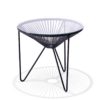 original-acapulco-chair-tisch-schwarz Der Original Acapulco Chair Beistelltisch mit Glasplatte in Schwarz