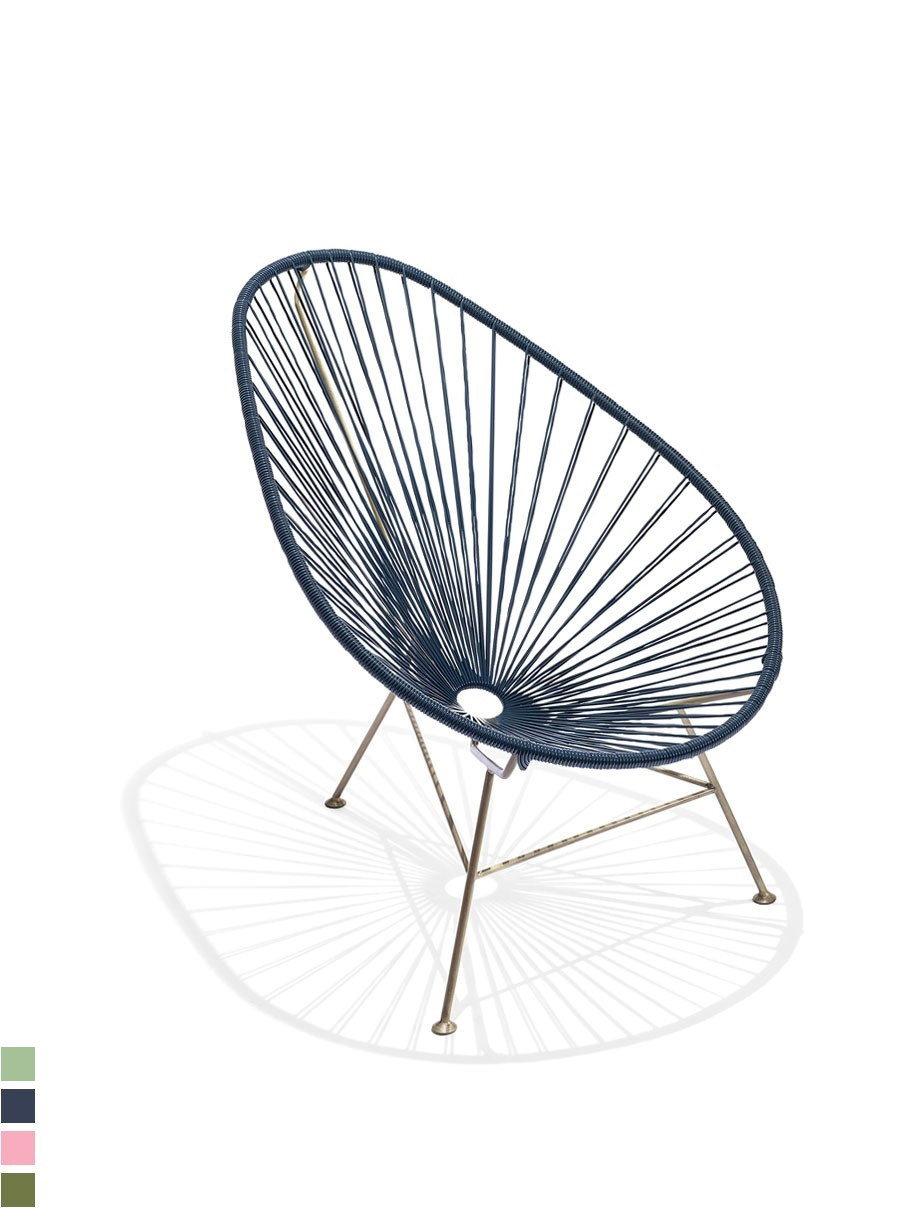 Original-Acapulco-Chair_Messing Der Original Acapulco Chair von VIVA MEXICO CHAIR in der Sonderedition Messing - in 4 Farben
