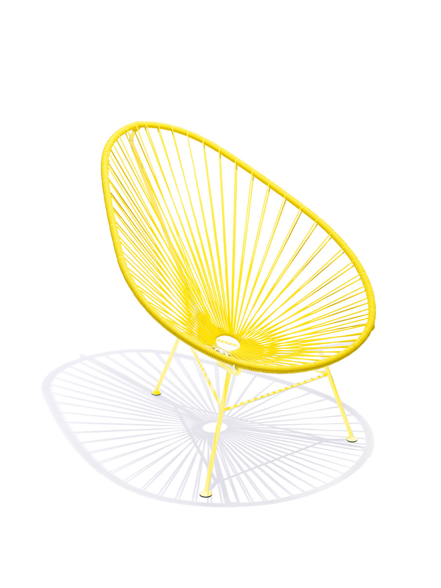 VIVA MEXICO CHAIR in der Farbe Zitrone - Monochrom